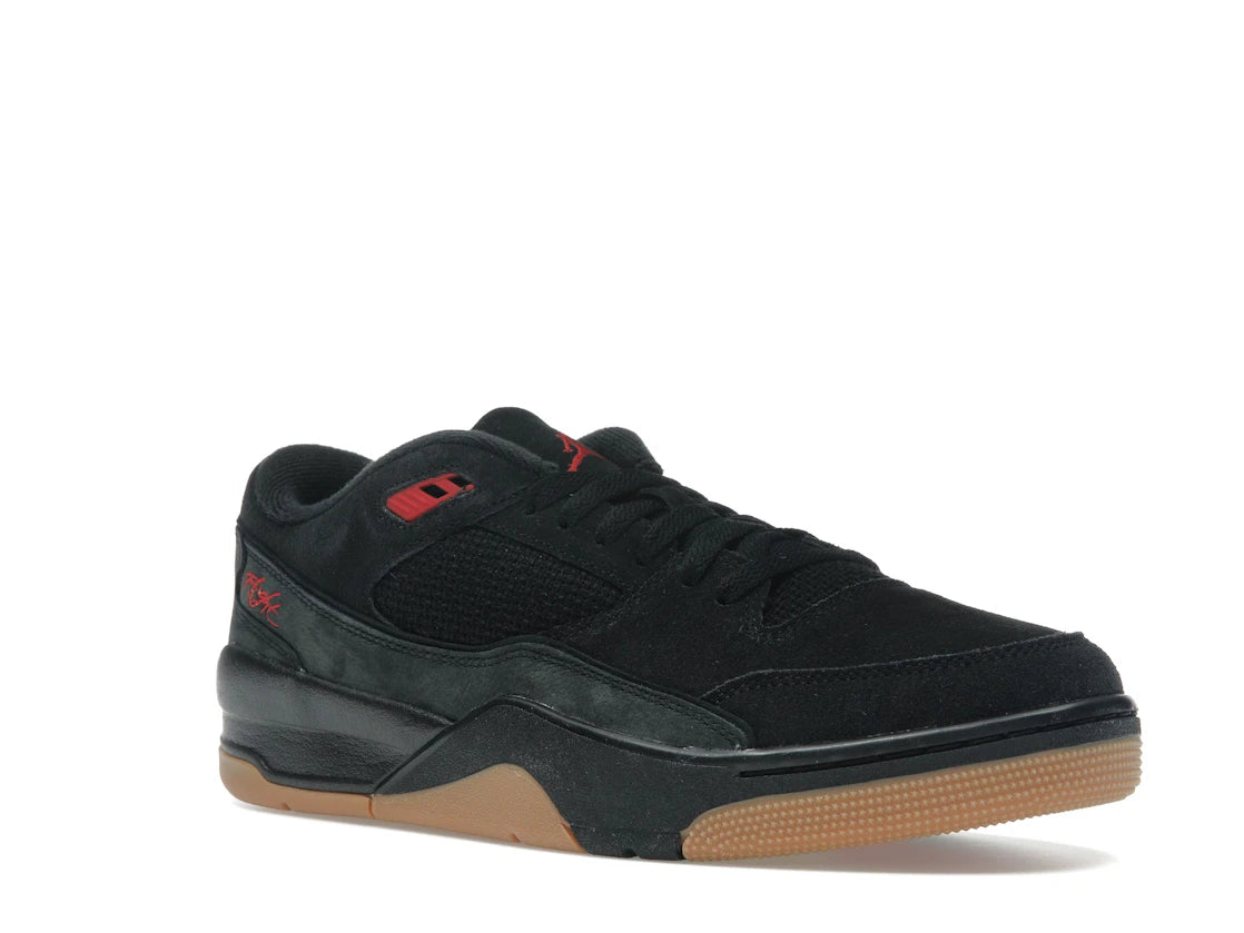 Jordan Flight Court Schwarz Rot
