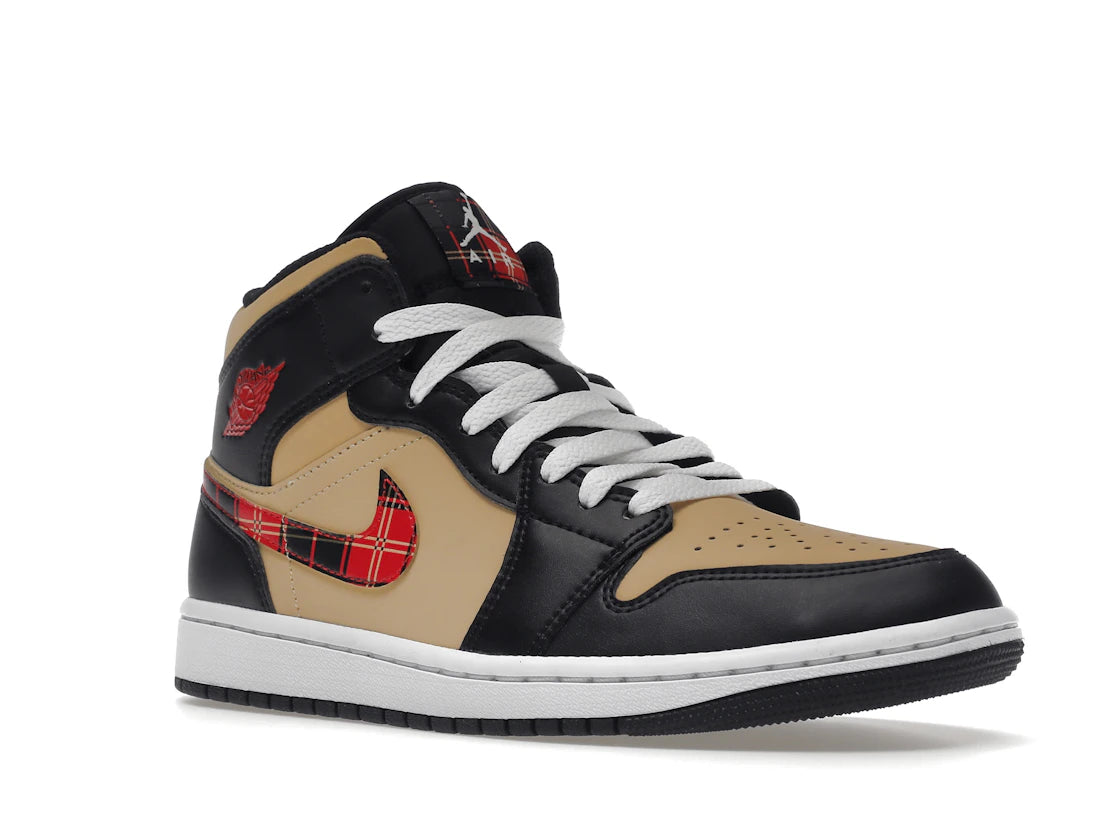 Air Jordan 1 Mid Tartan Swoosh