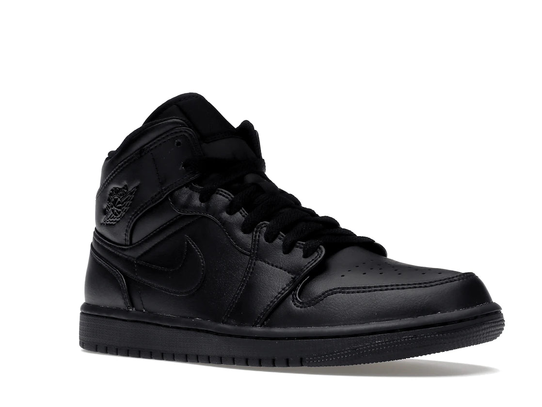 Jordan 1 Mid Triple Black