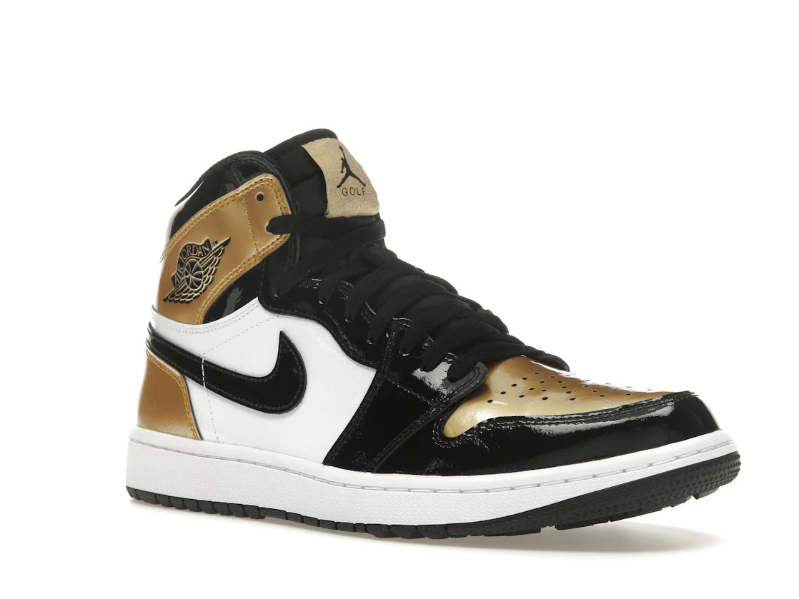 Jordan 1 Retro High Golf Patent Gold Toe