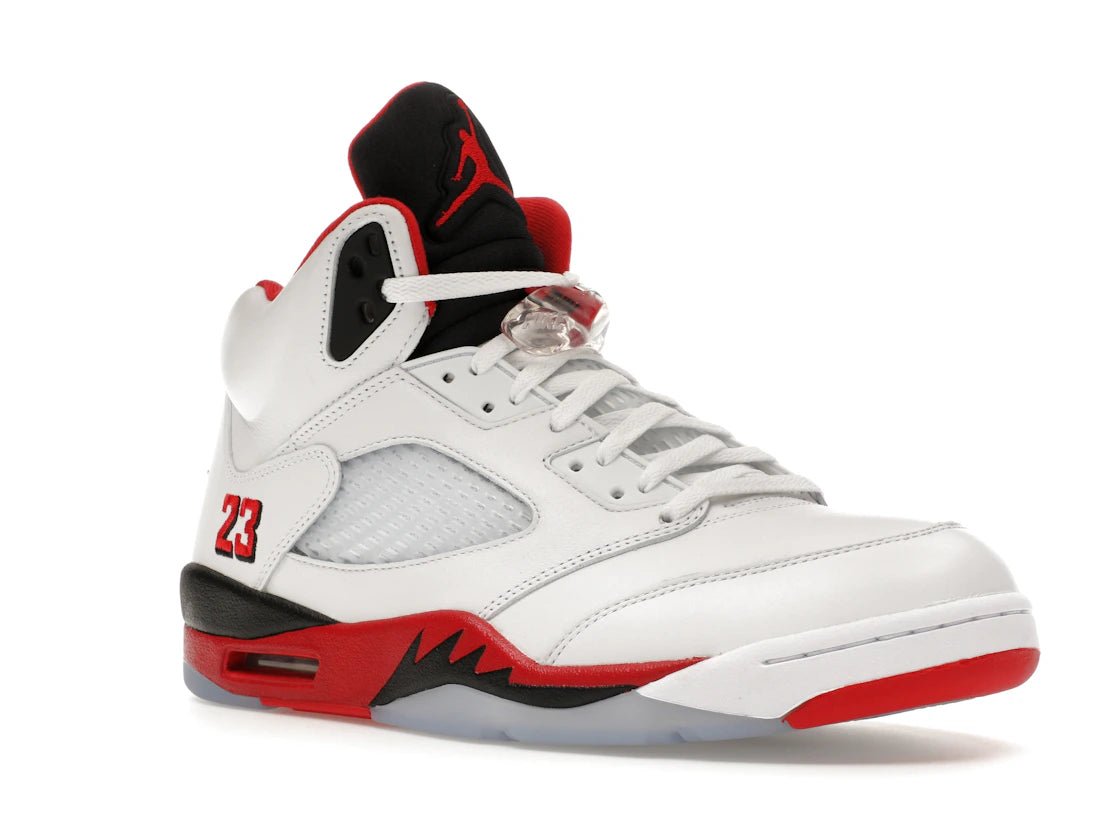 Jordan 5 Retro Fire Red Black Tongue (2025)