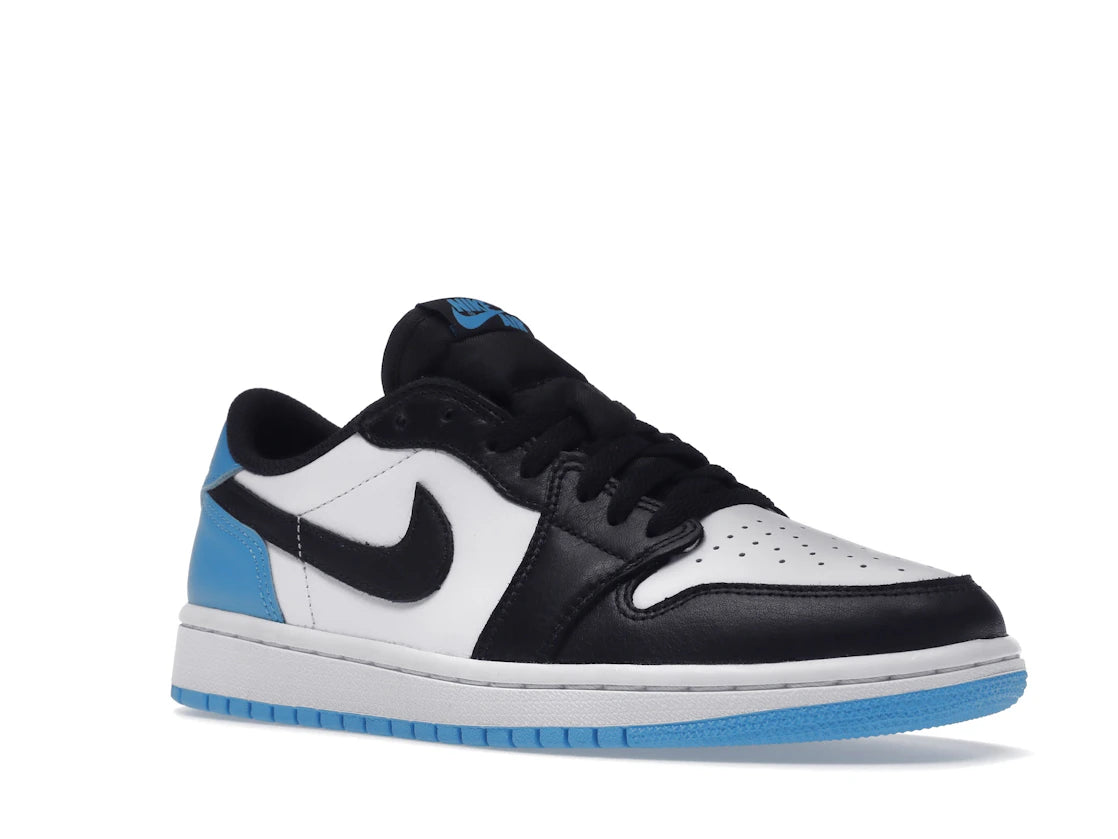 Jordan 1 Retro Low OG Black Dark Powder Blue (Women's)
