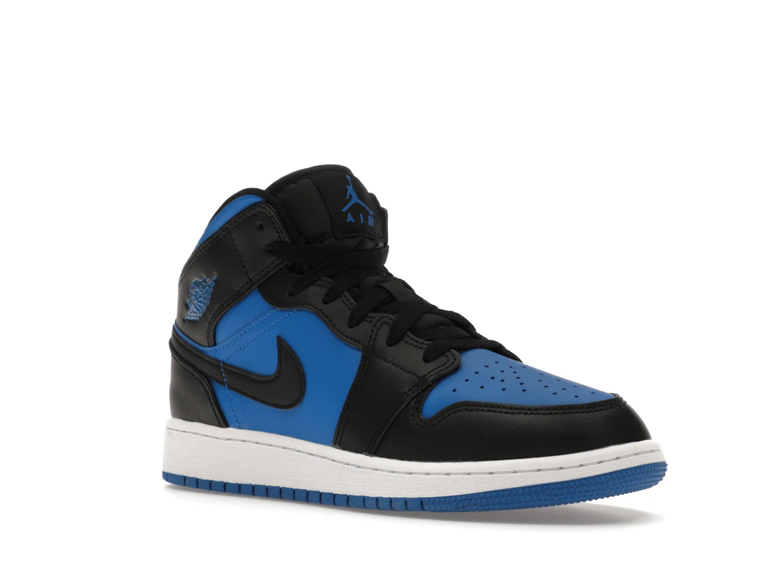Jordan 1 Mid Black Royal Blue (GS)