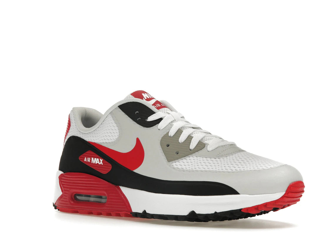Nike Air Max 90 Golf Weiß Schwarz Universitätsrot