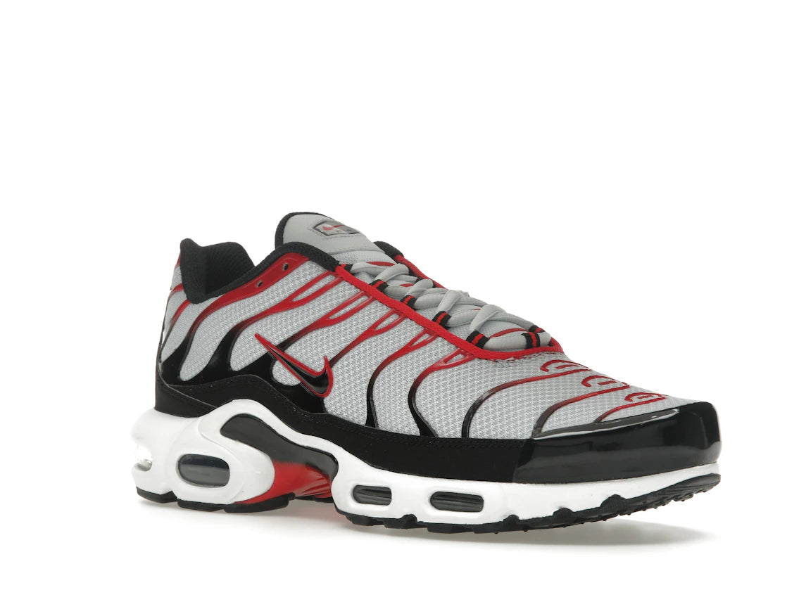 Nike Air Max Plus Pure Platinum Schwarz Universitätsrot