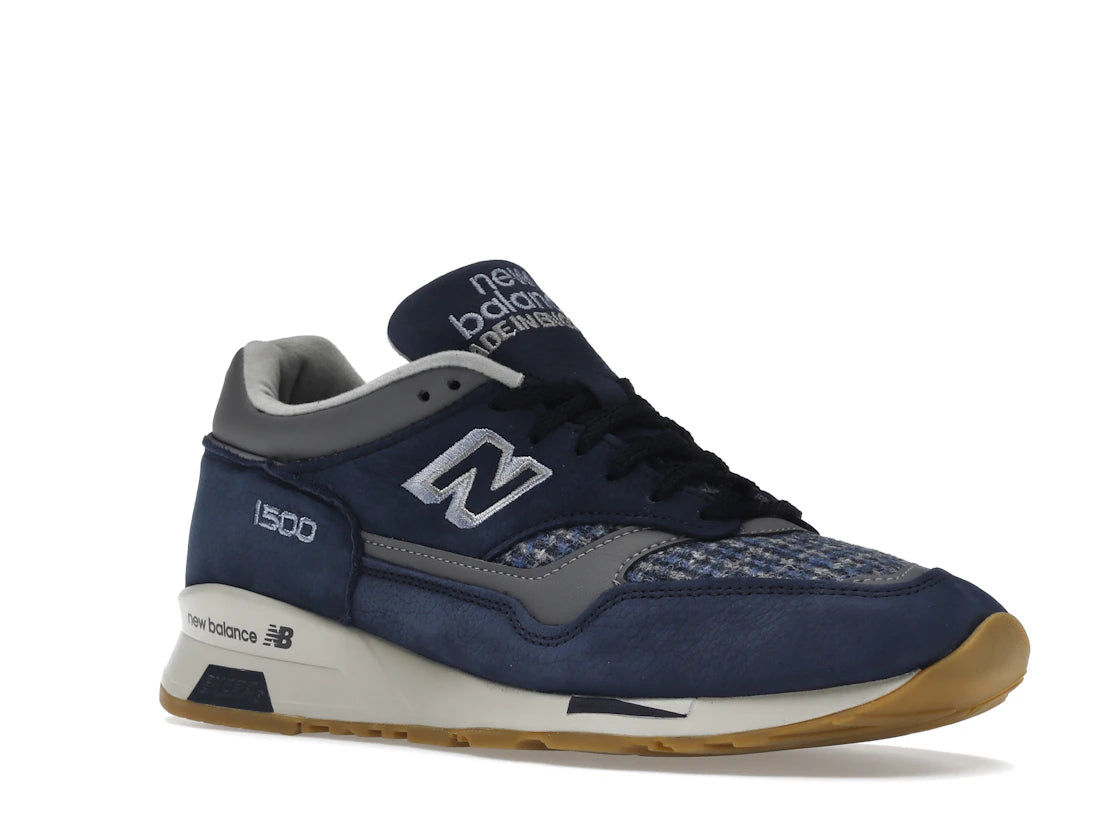 New Balance 1500 MiUK Navy Gray Harris Tweed
