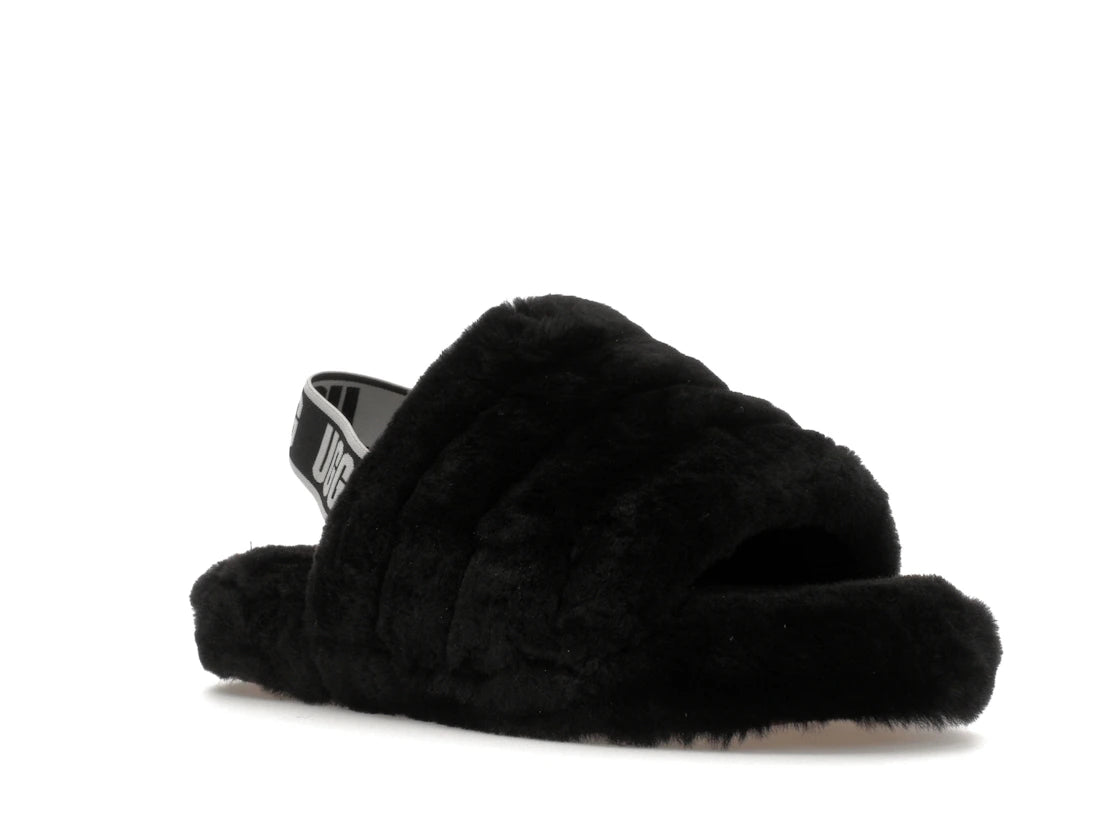 UGG Fluff Yeah Slide Schwarz (Kinder)
