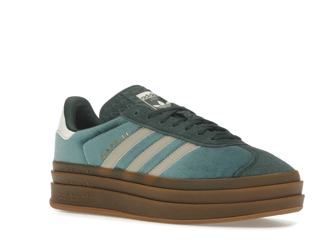 adidas Gazelle Bold Mineral Green Velvet (Damen)