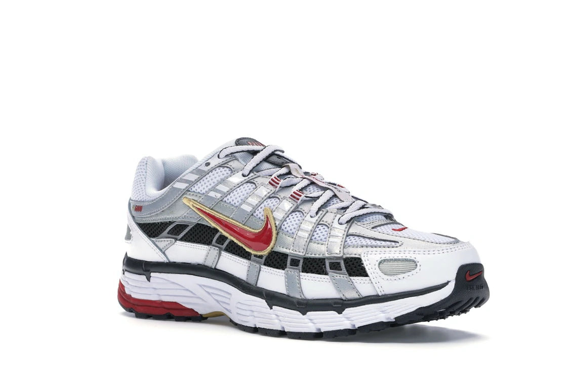 Nike P-6000 White Gold Red (Women's)