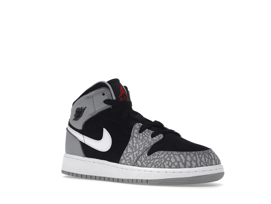 Jordan 1 Mid SE Elephant Print (GS)
