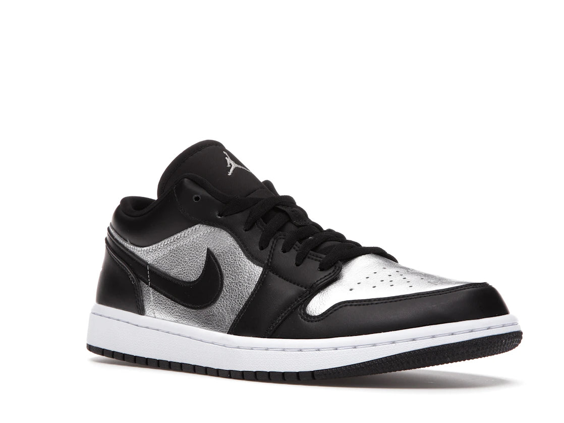 Jordan 1 Low SE Black Metallic Silver (Women's)