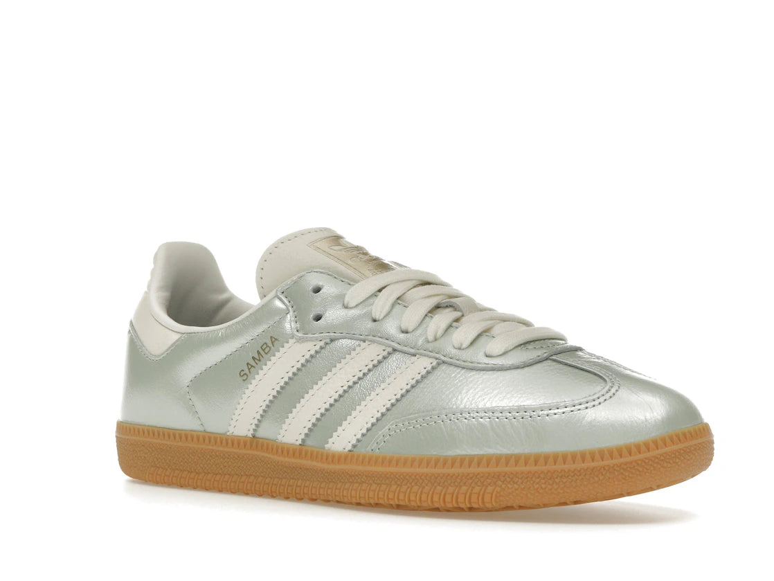 adidas Samba OG Leinen Grün Metallic (Damen)