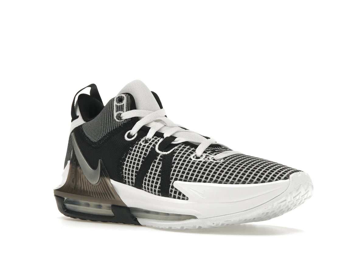 Nike LeBron Witness 7 White Black Metallic Silver