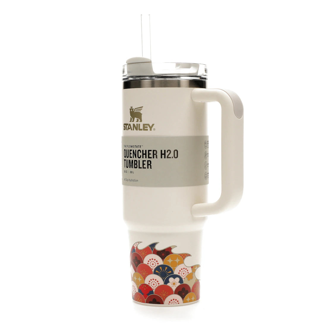 Stanley The Lunar New Year Limited Edition Flowstate Quencher 30oz Tumbler Cream Dragon