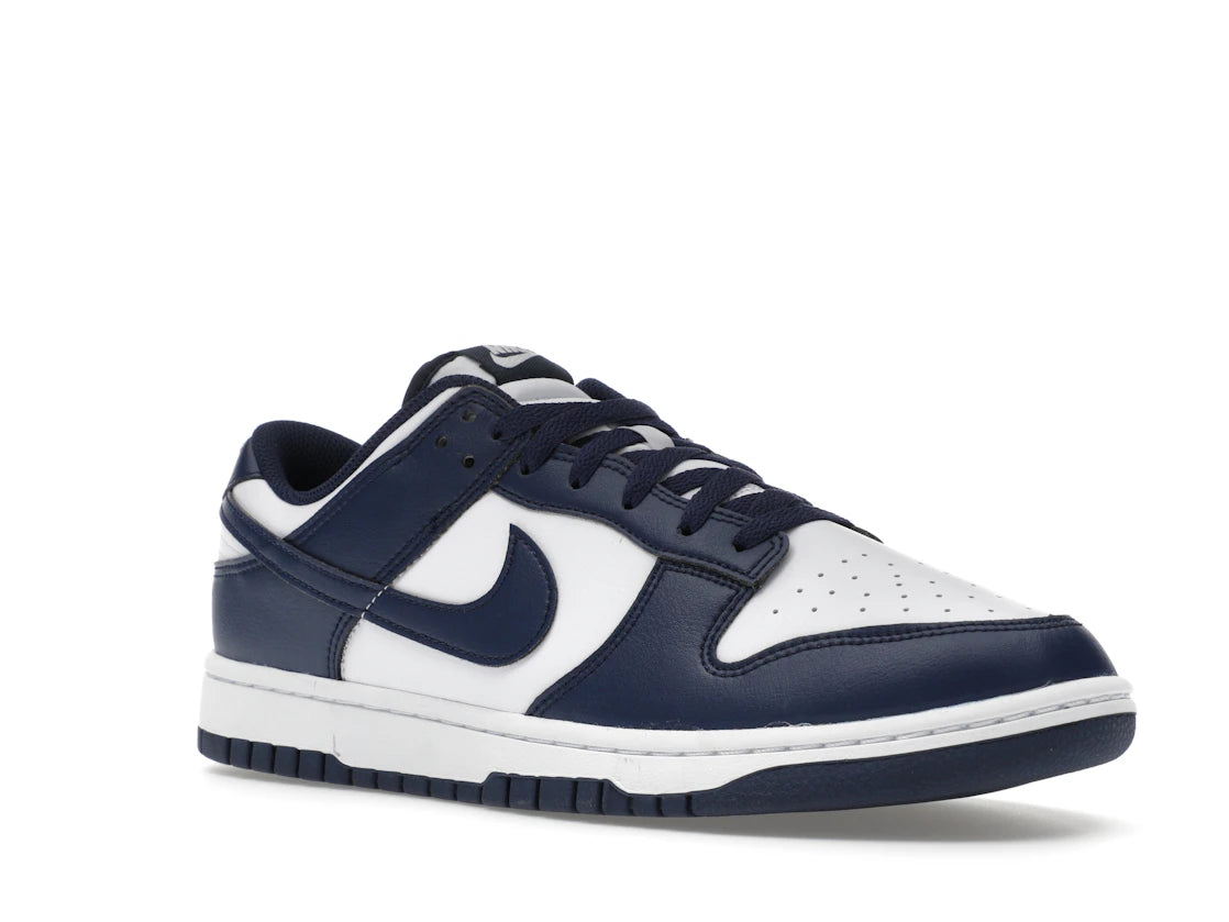 Nike Dunk Low Weiß Mitternachtsblau