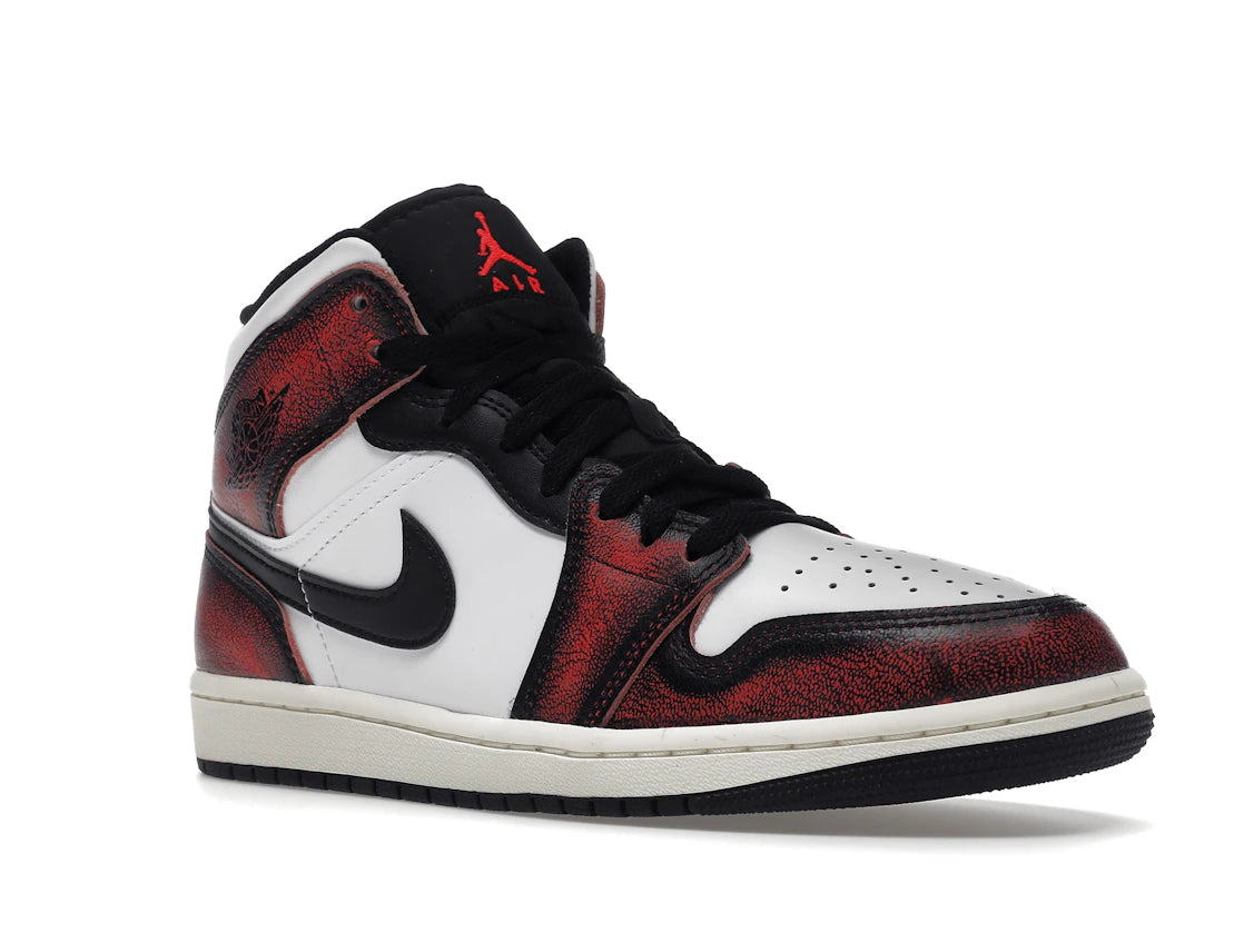 Jordan 1 Mid Wear-Away Chicago