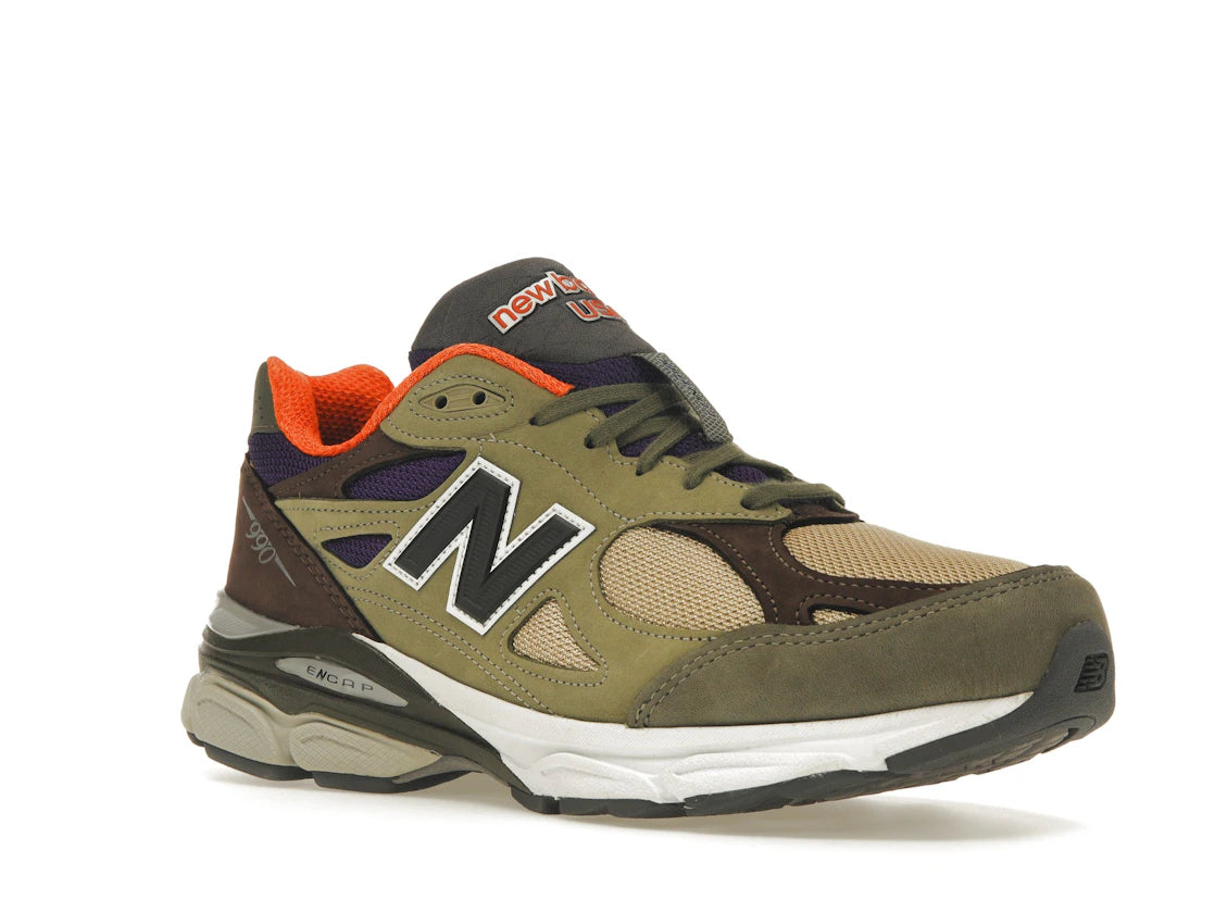 New Balance 990v3 MiUSA Teddy Santis Khaki Orange