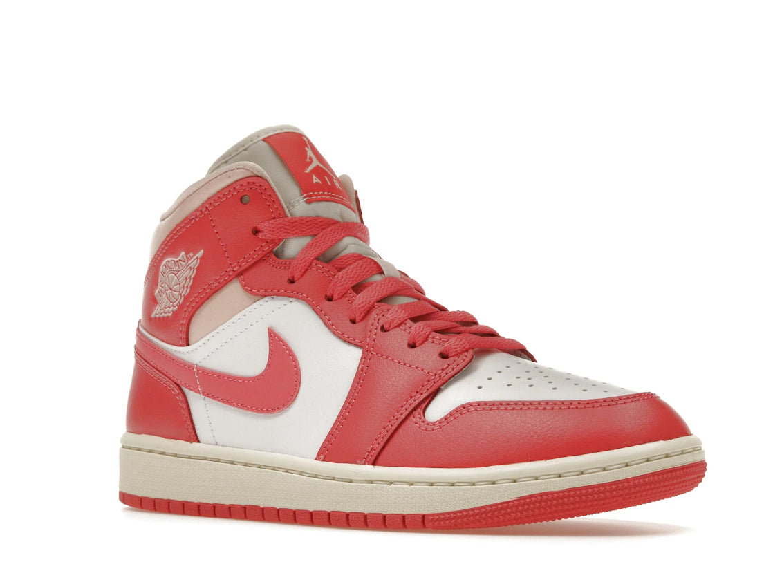 Jordan 1 Mid Strawberries and Cream (Women's)