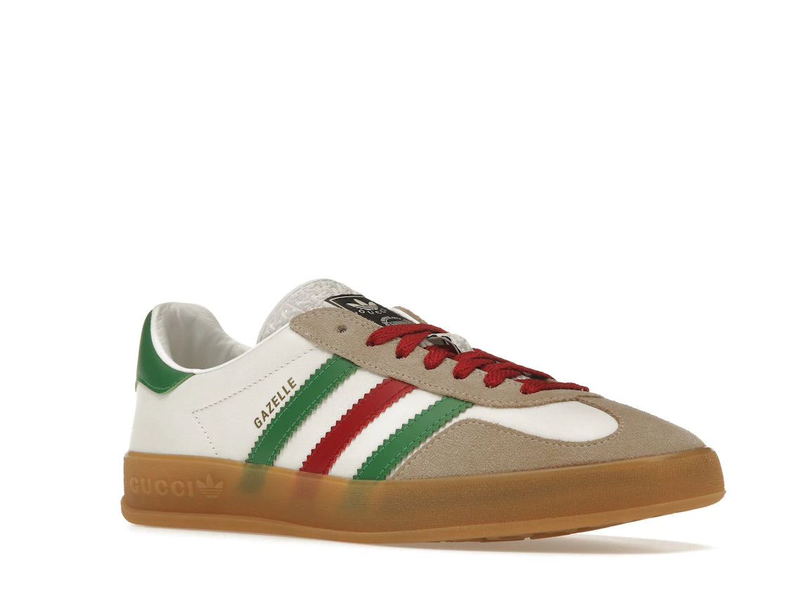 adidas x Gucci Gazelle Weiß Grün Rot