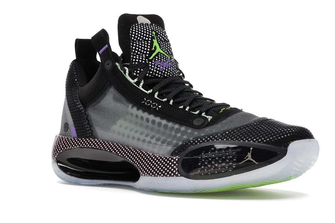 Jordan XXXIV Low Schwarz Vapor Green Bleached Coral