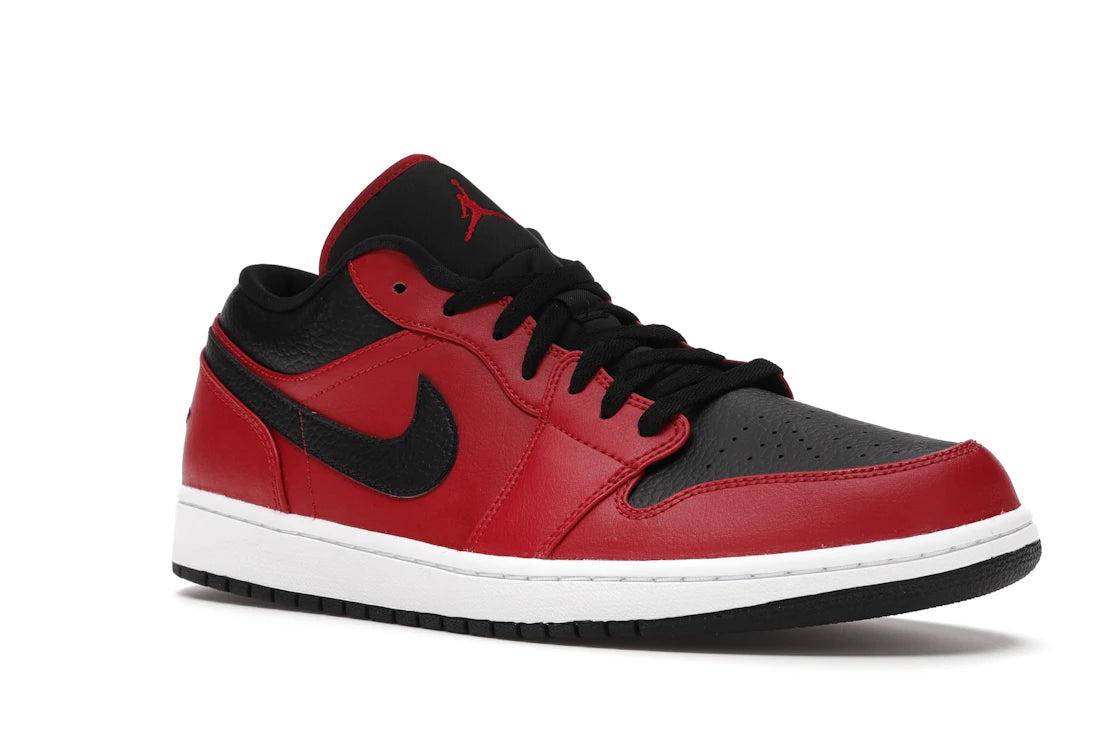 Jordan 1 Low Reverse Bred Pebbled Swoosh
