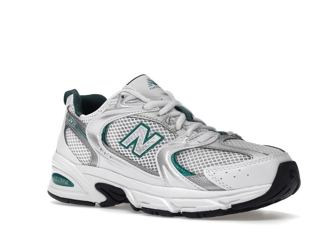 New Balance 530 White Silver Green