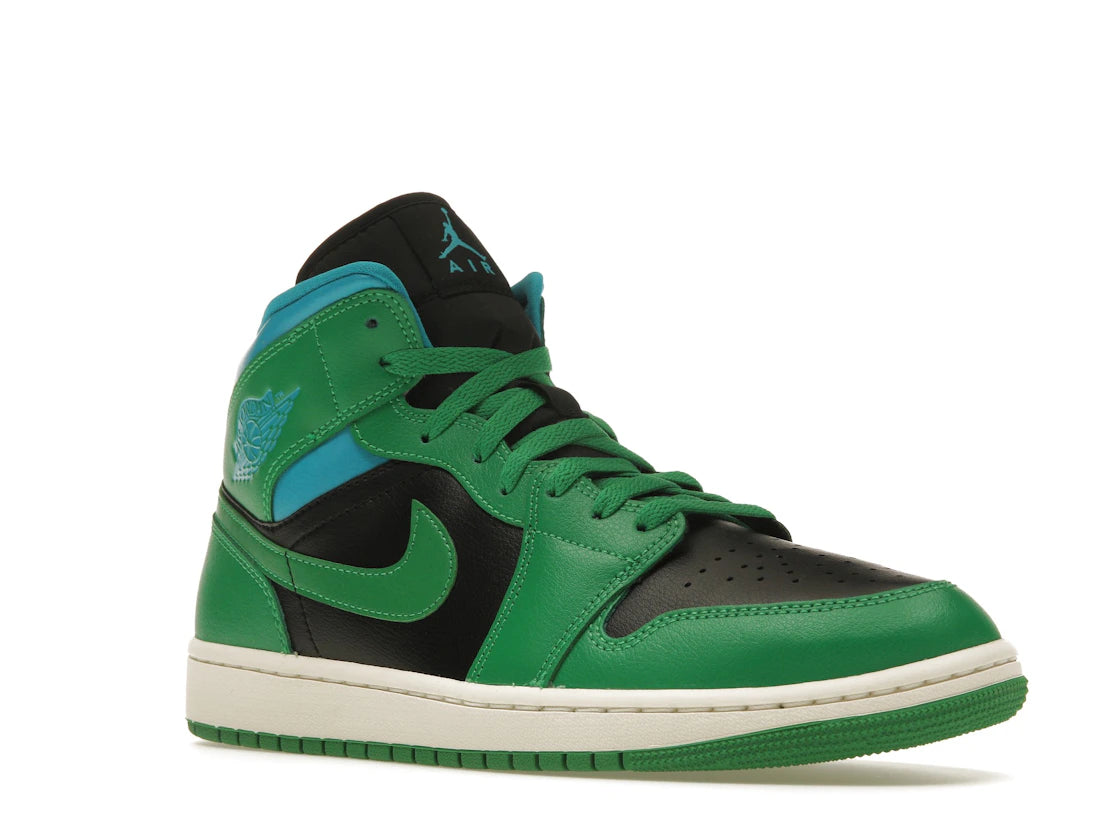 Jordan 1 Mid Lucky Green Aquatone (Women's)
