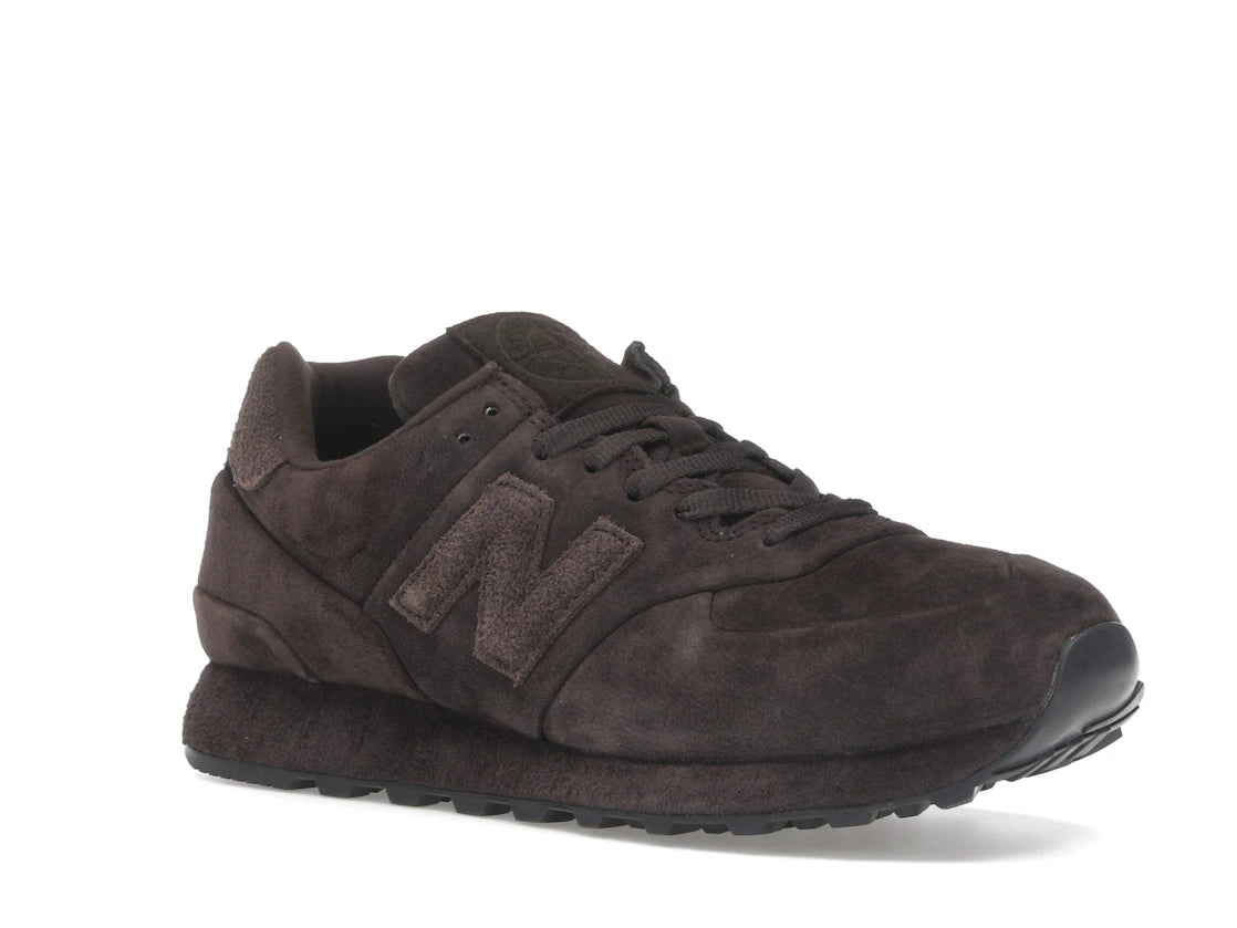 New Balance 574 Legacy Stone Island Ghost Dunkelbraun