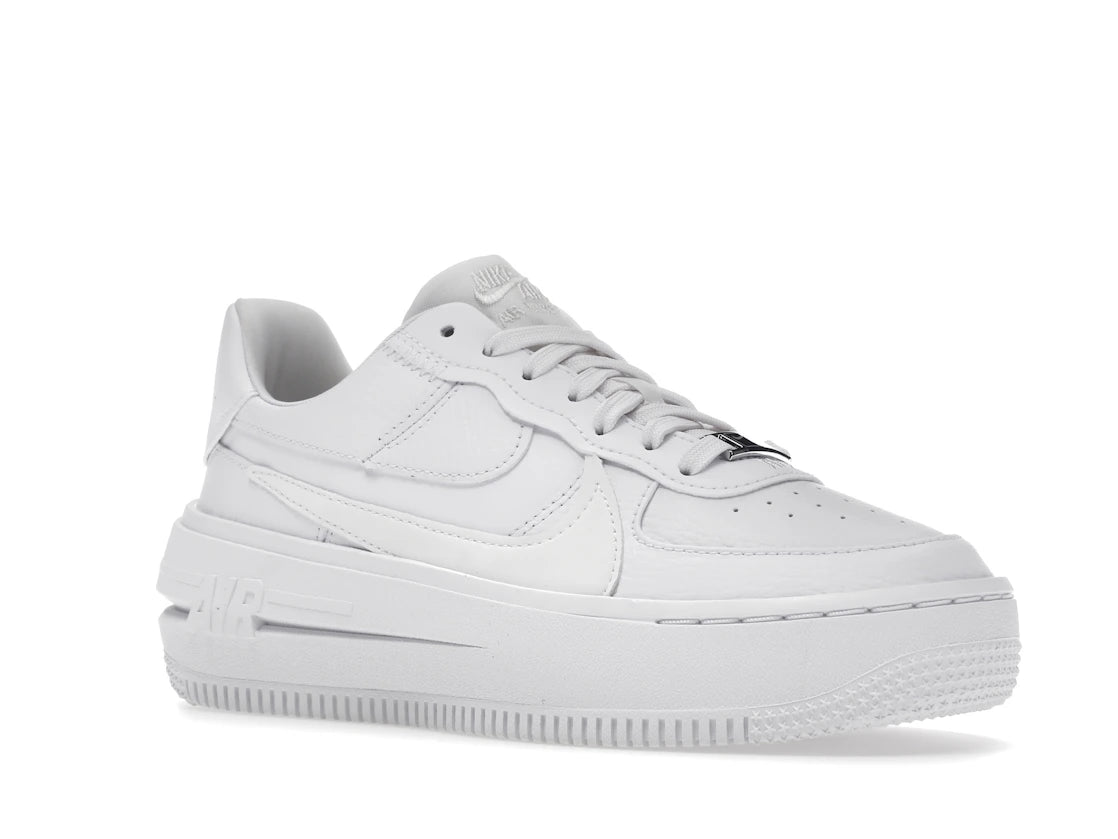 Nike Air Force 1 PLT.AF.ORM Triple White (Women's)