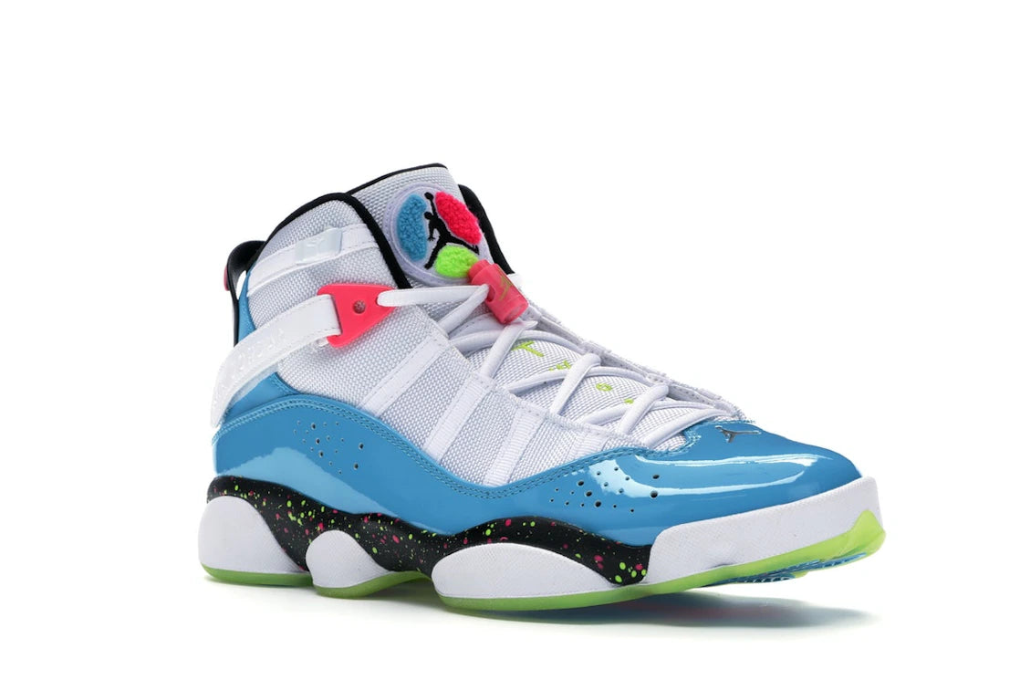 Jordan 6 Rings Weiß Hellblau Fury Cyber