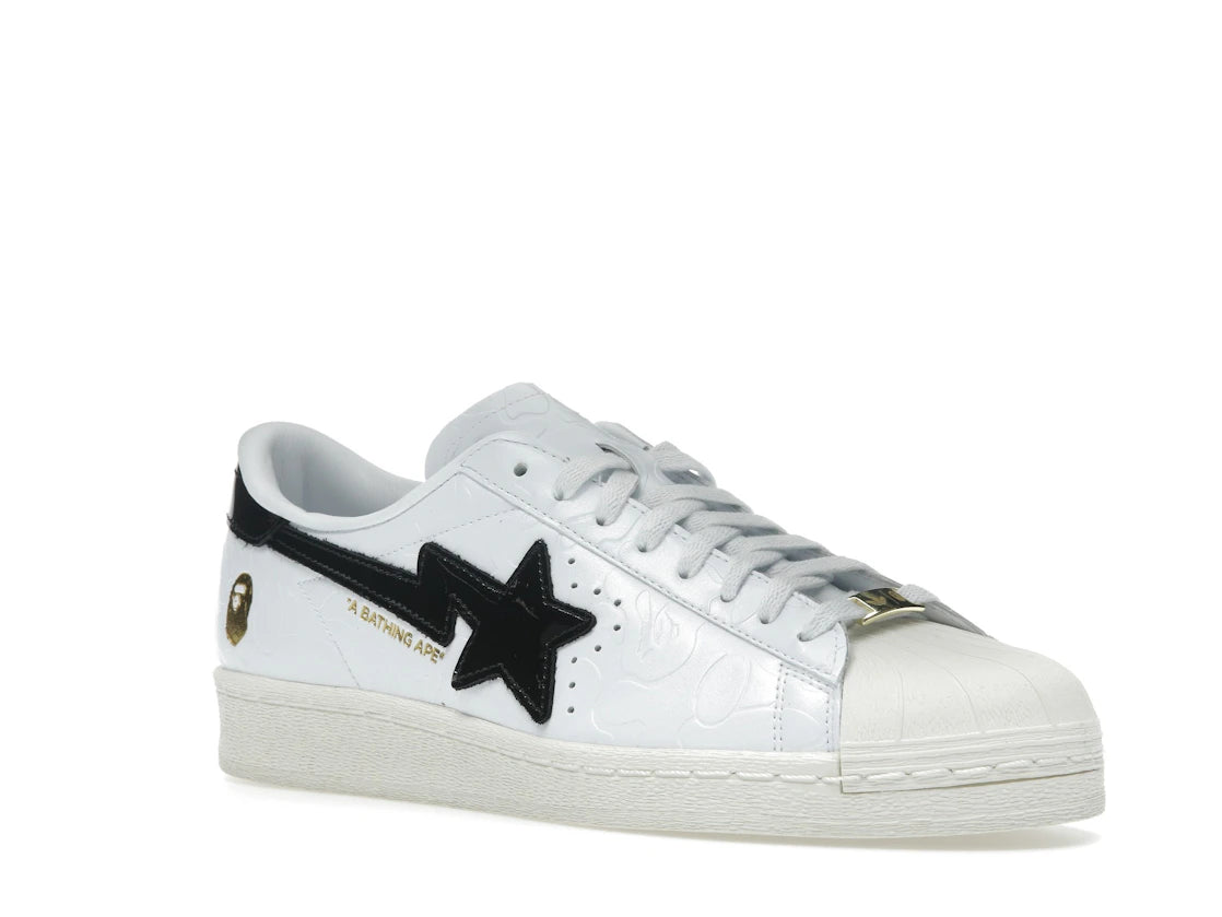 adidas Superstar Vintage Bape White Black