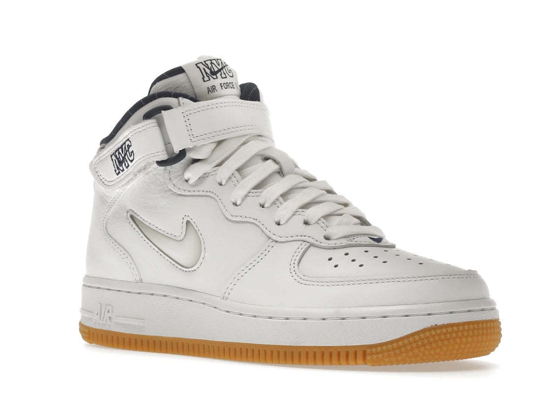 Nike Air Force 1 Mid QS Jewel NYC White Midnight Navy