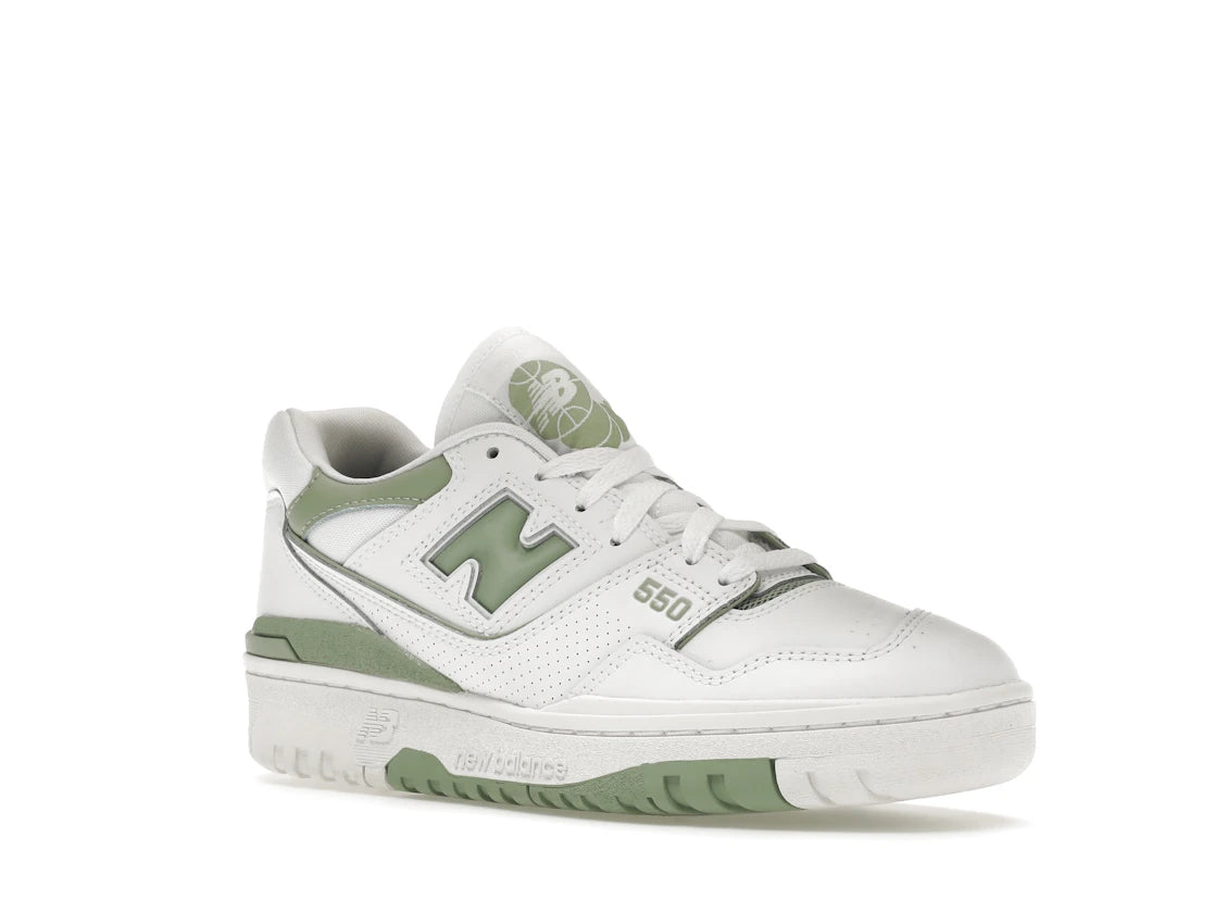 New Balance 550 White Mint Green