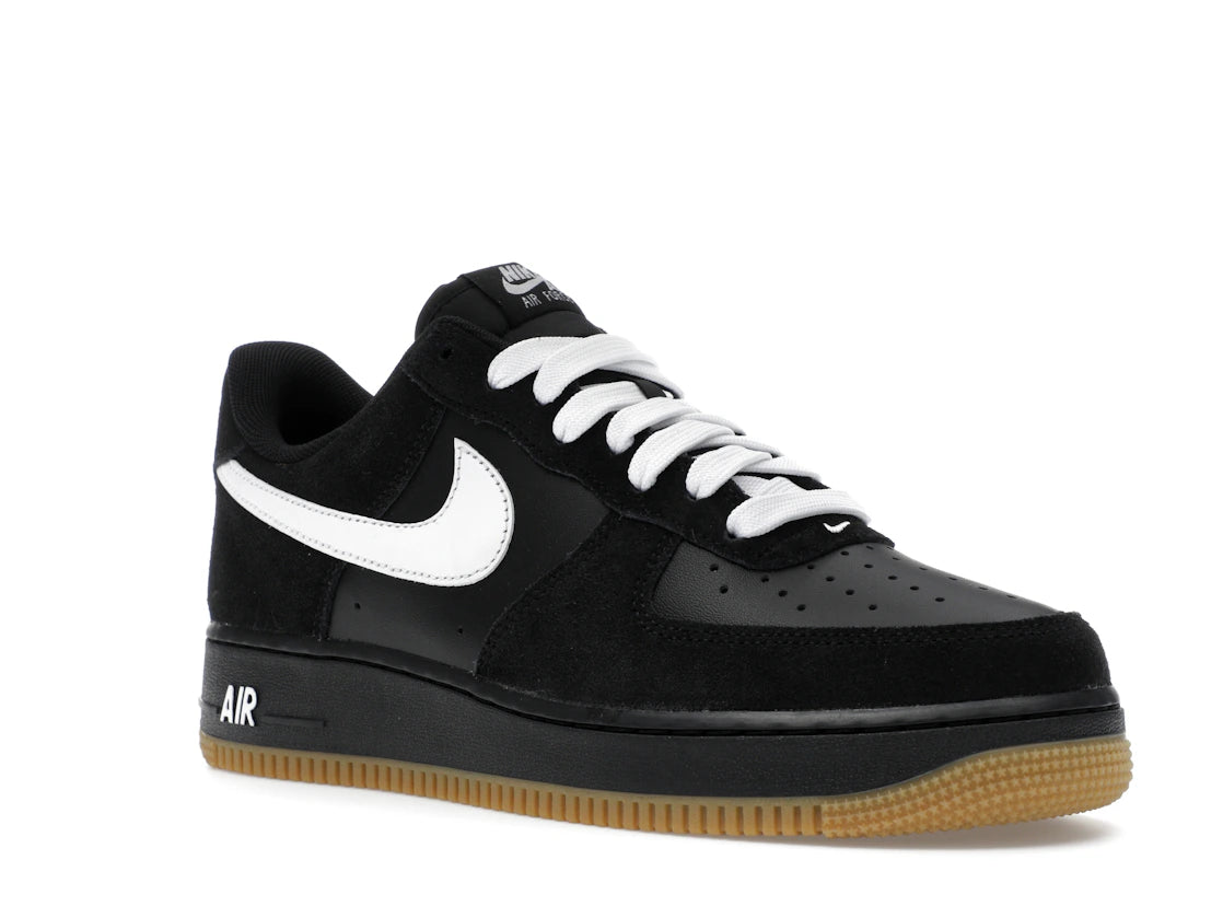 Nike Air Force 1 Low '07 LV8 Schwarz/Gummi Hellbraun/Weiß