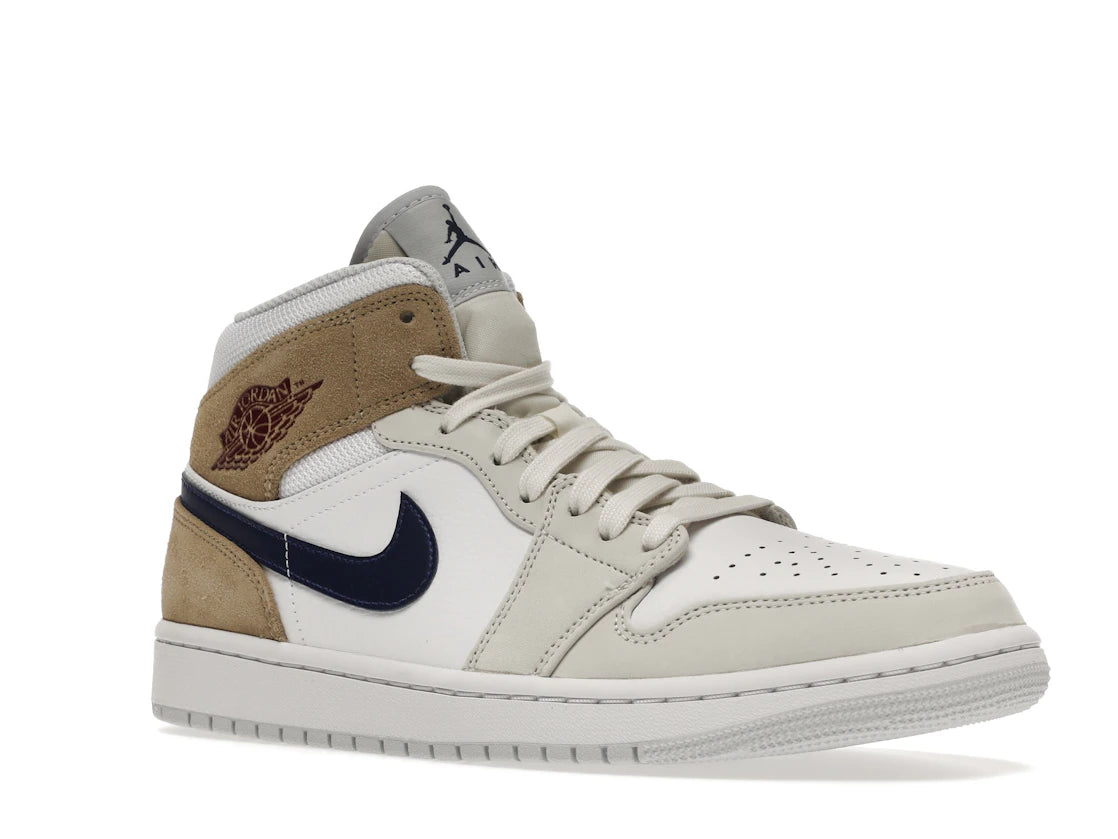 Jordan 1 Mid Tan Suede
