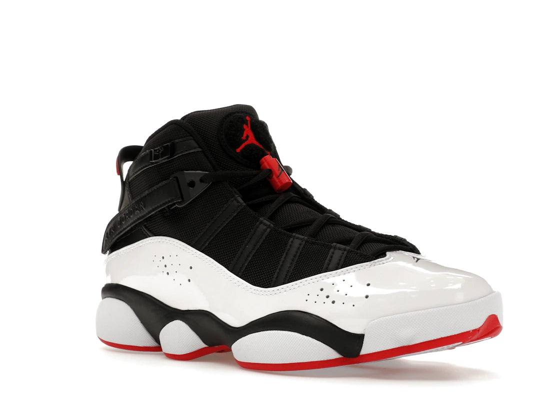 Jordan 6 Rings Schwarz Weiß Varsity Rot
