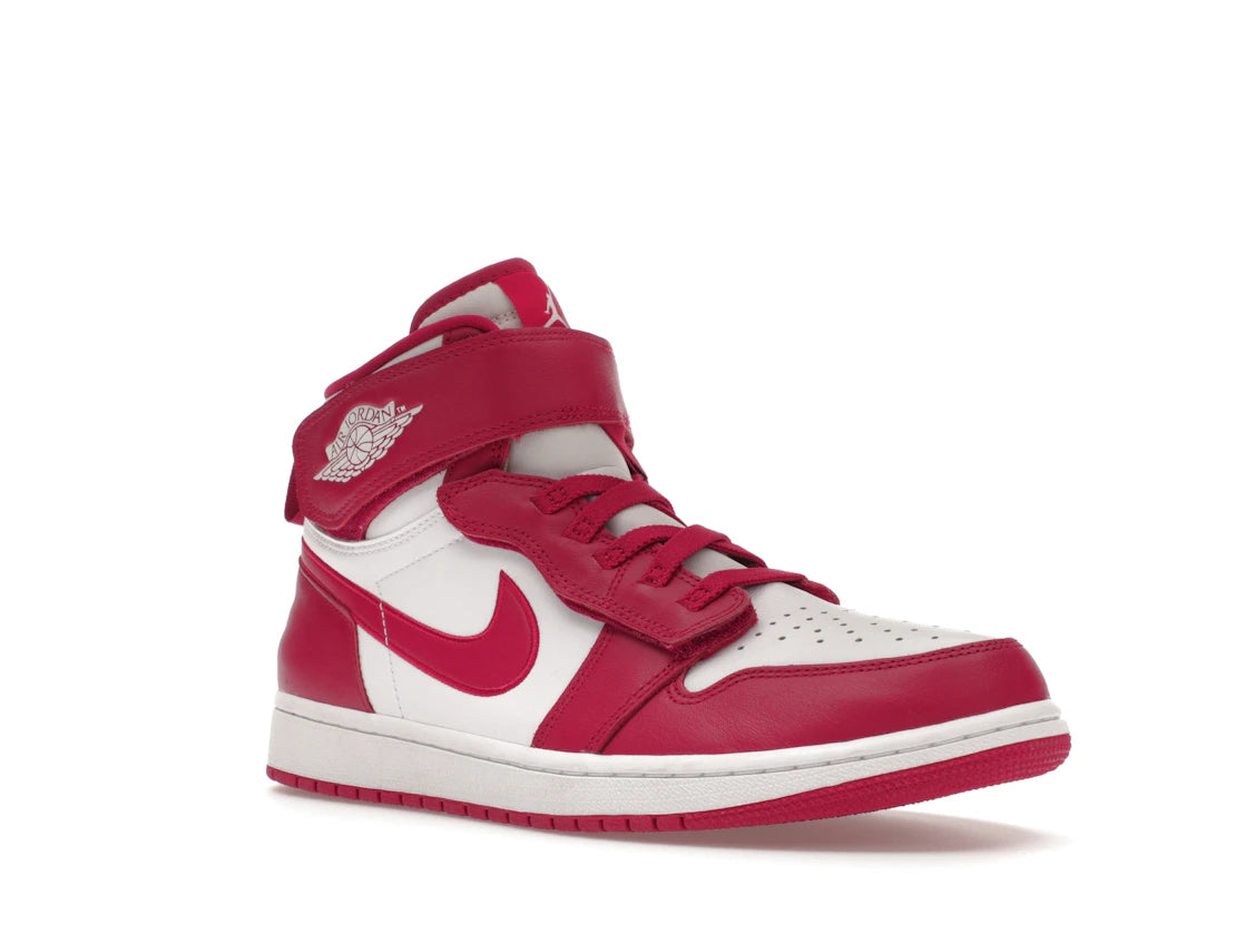 Jordan 1 High FlyEase Weiß Kardinalrot