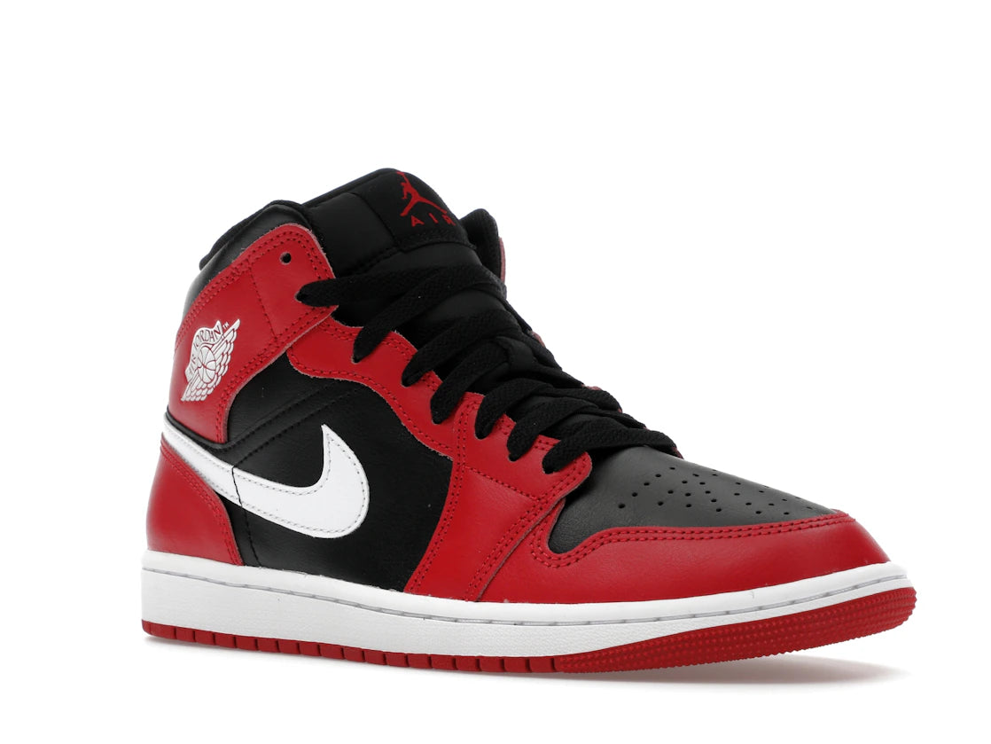 Jordan 1 Mid Gym Rot Schwarz Weiß (2024)