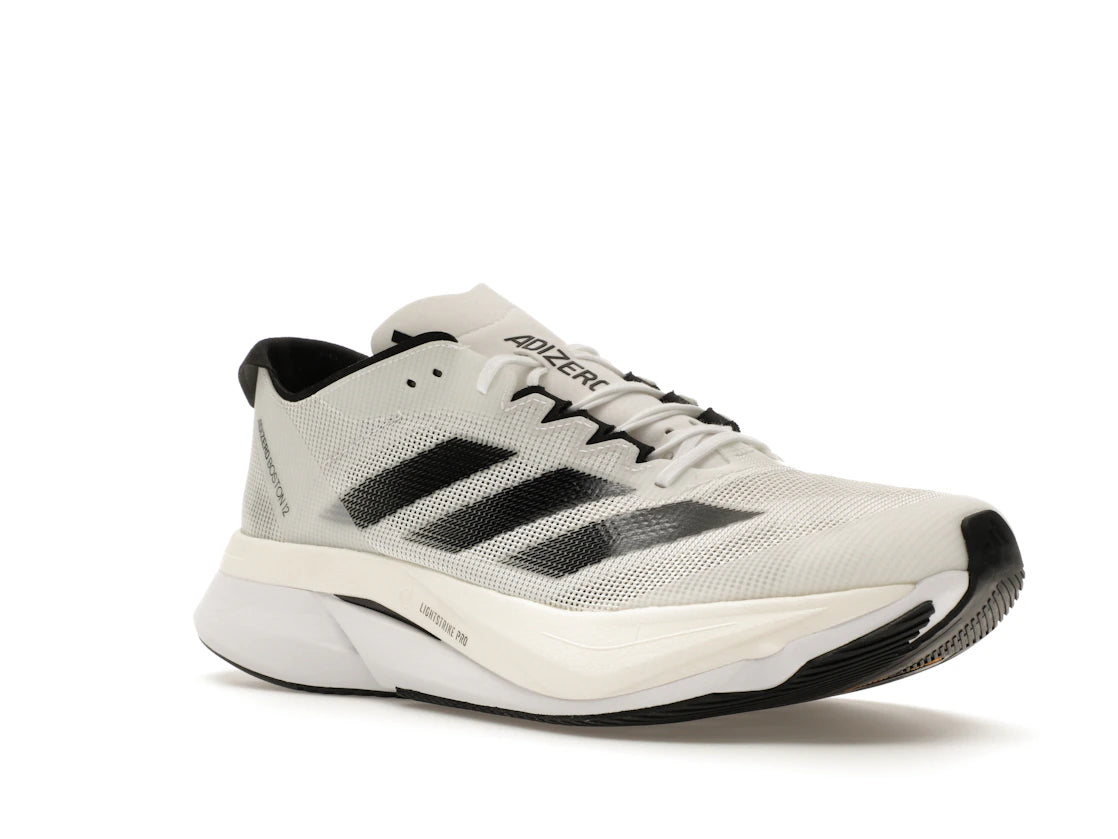 adidas Adizero Boston 12 Cloud White Core Black Night Metallic