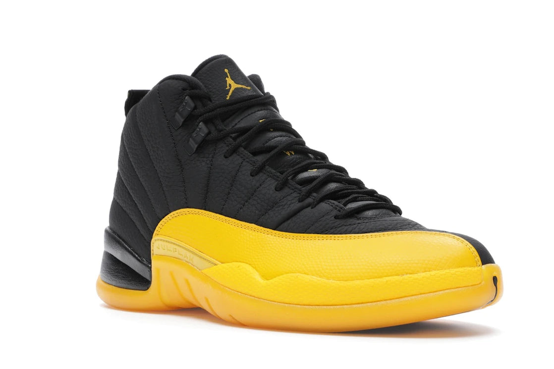 Jordan 12 Retro Schwarz Universitätsgold