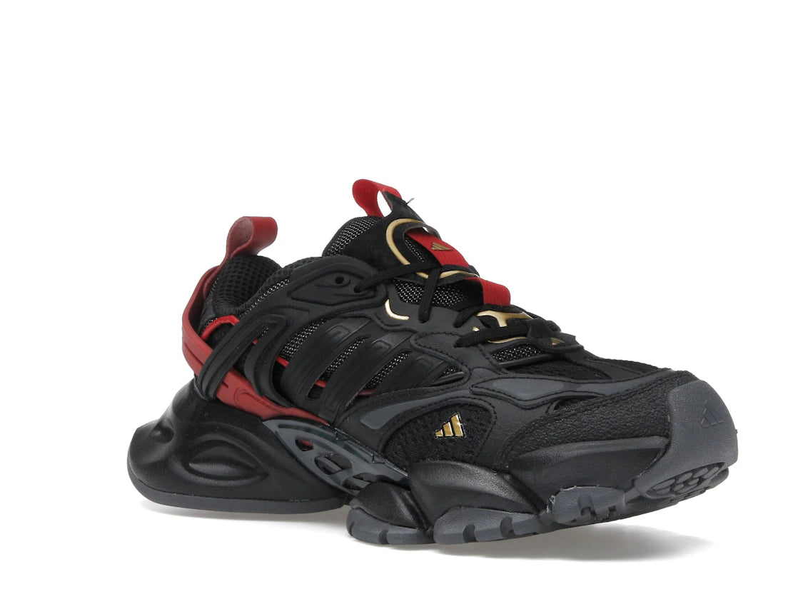 adidas XLG Runner Deluxe Schwarz Gold Metallic Rot