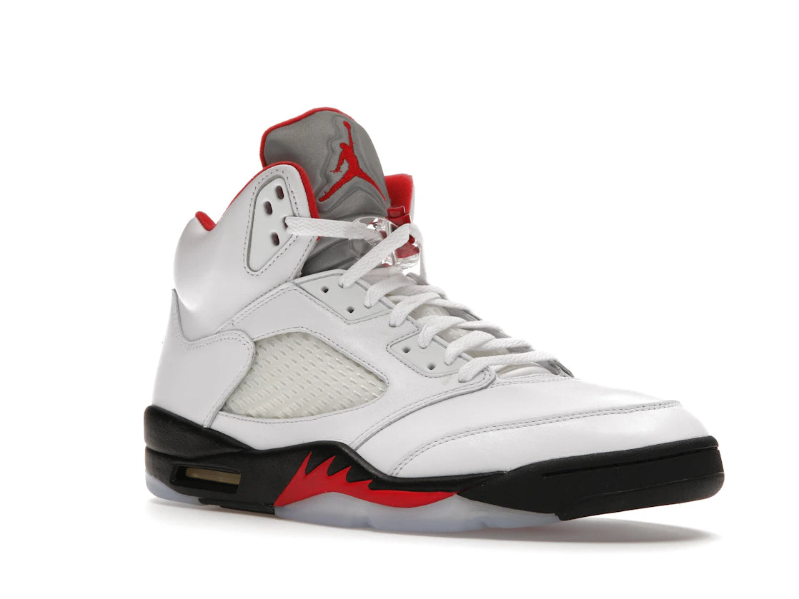 Jordan 5 Retro Fire Red Silver Tongue (2020)