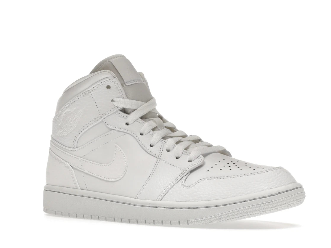 Jordan 1 Mid Triple White 2.0 (2020)