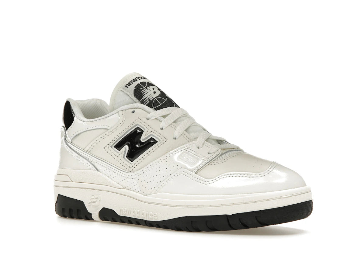New Balance 550 Sea Salt Black Patent