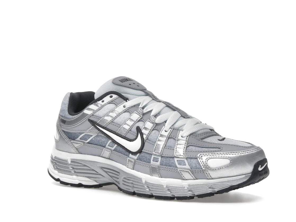 Nike P-6000 Metallic Silver Summit White-Wolf Gray