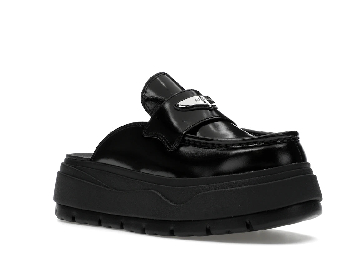Jordan Mule Black Metallic Silver (Women's)
