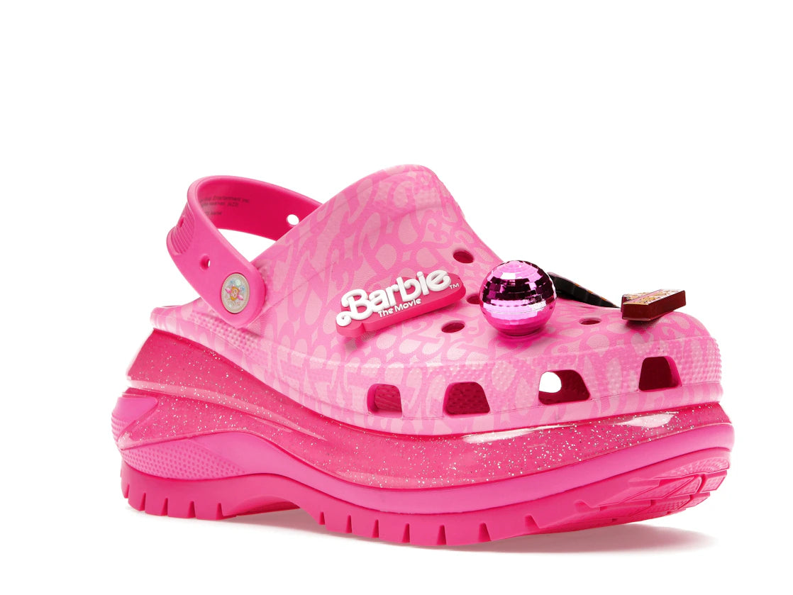 Crocs Classic Mega Crush Clog Barbie The Movie Electric Pink