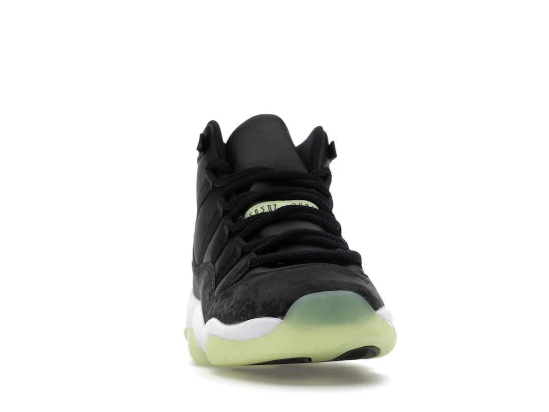 Jordan 11 Retro Black Barely Volt (GS)