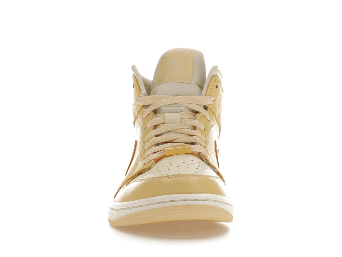 Jordan 1 Mid SE Pale Vanilla Metallic Gold (Damen)