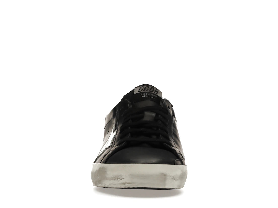 Golden Goose Super-Star Schwarz-Weißes Leder